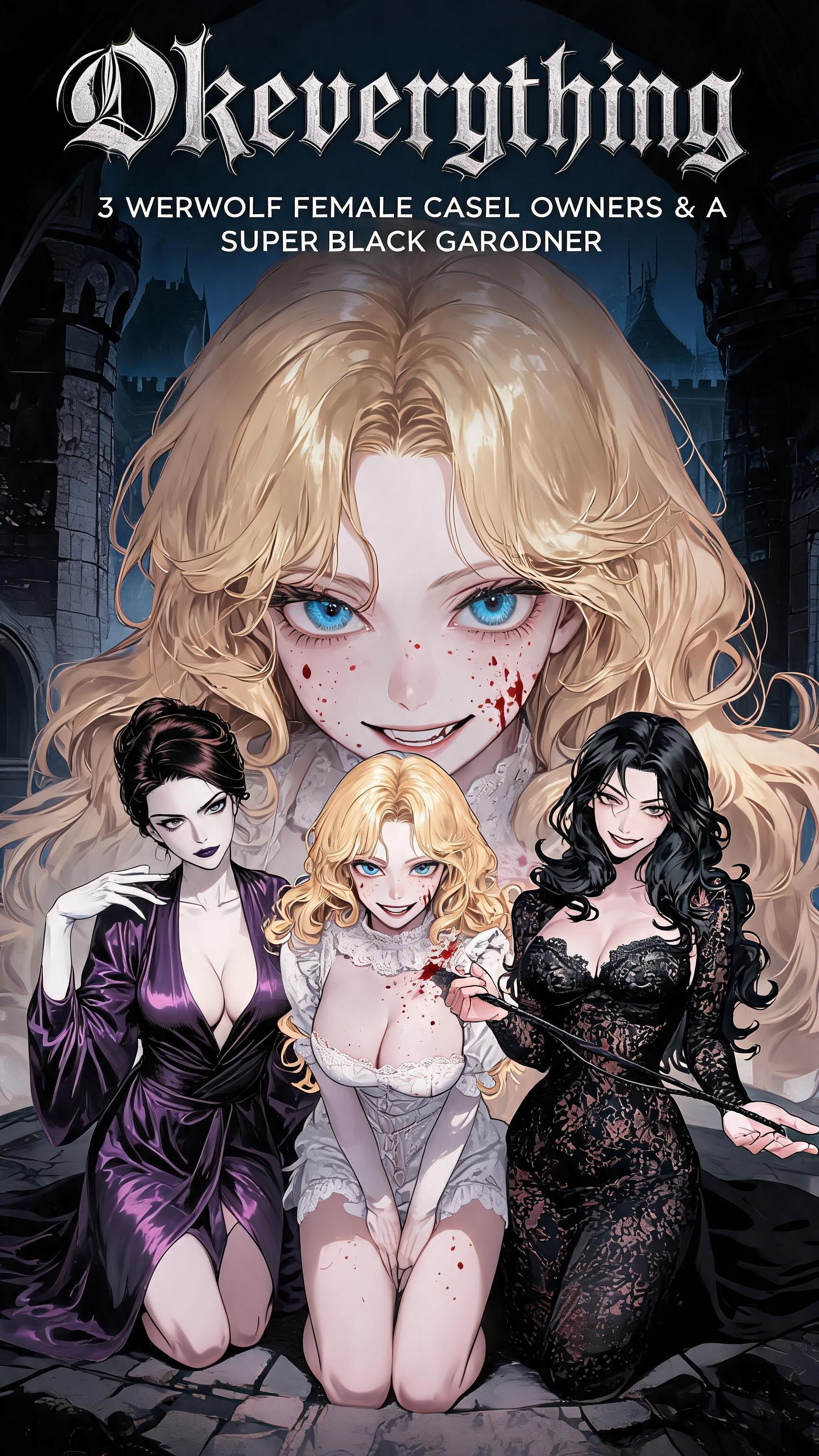 OKeverything：3 werewolf female castle owners & a super black gardener