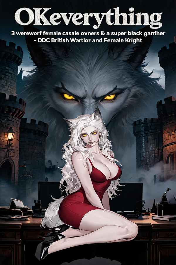 OKeverything:3 werewolf female castle owners & a super black gardener - DLC British Warrior and Female Knight