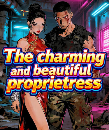 The charming and beautiful proprietress